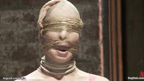 ”Lesbian in single ankle suspension”