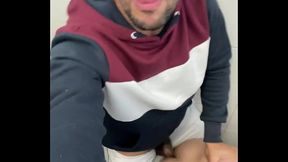 Gay Cruising Public WC shopping center boquete e anal simultaneamente, extremo tes&atilde_o.