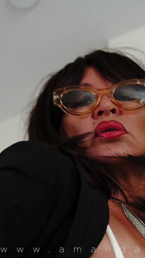 Naughty nylon Milf Amanda Moreno - solo, erotica