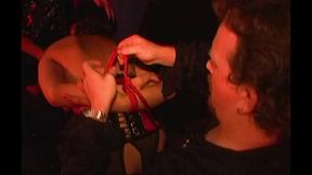crystal punishes mika tan by biting and hardening her boobs!
