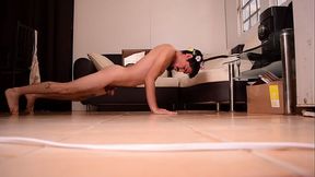 some bicep curls, plank and push ups after drinking some yerba mate - any tips on form?