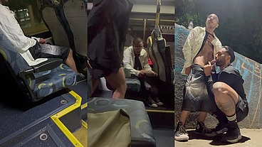 PUTARIA DENTRO DO ONIBUS, TERMINOU NA QUADRA DA RUA.