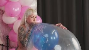 Frau Tagtraum - Nude Double Dino inside Balloon b2p
