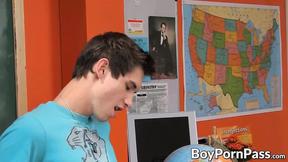 ”Twink Kalob Bridge sucks big cock Skyelr Bleu before fucking”