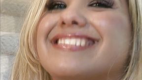 Two girls share big cock in lingerie