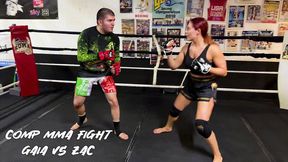 Competitive MMA! Sparring in the ring