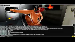 Anitas Galactic Desire Awakens in Hot 3D Hentai Tryst with IMVU Squad