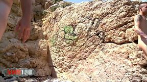 Chubby Latina gets double penetration in a messy threesome