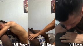 mlk veio entregar o gas aqui em casa e cai de boca na pica dele