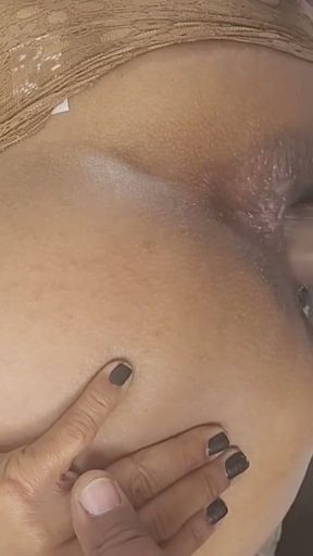 Perfect anal close-up with anal sitting and deep cumshot   Clip 2
