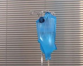 Gyn masturbation with hot enema
