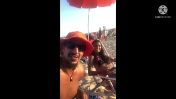 Novinha fica de caipirinha na praia de Copacabana e acaba caindo na pica do pitbull porn Jasmine Santanna Pitbull Porn Wallif Santos