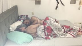 Hot blonde encourages friend's sex and gets filled