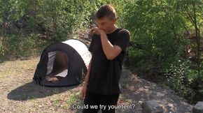 Shy Czech Camper Fucked Outdoors For Money