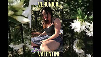 big boobed teen pleasures herself in a public garden