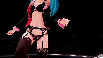 Hatsune Miku Striptease - Mirrrrrors MMD by Steelix2