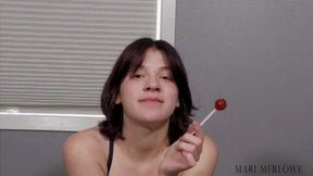 Lollipop Lickers Licking and Sucking Tease - Mari Merlowe MP4 720p HD