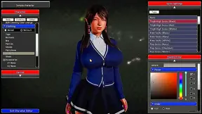 Big-Titted Anime Waifu Gets Creative in Honey Select Character Creation With Yakuza Meme Music
