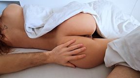 Slutty babe takes big dick in her wet pussy