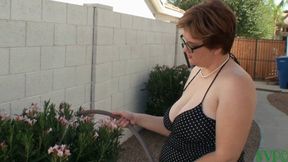 Big Meaty Mom Smokes And Takes It In Cock In Her Ass ( PART 1 )
