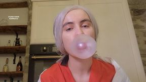 CHEWING AND LAUGHING