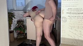 The stepson helped the stepmom take off her robe and was surprised that she was naked