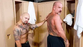 Steamy Encounter: Jack Dyer J.D. Travis Go All Out in Locker Room Action – Hot Older Gays