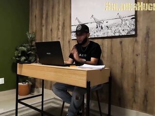 I hire a floozy whilst my wife works and we end up having a three-some out of a cum drum