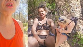 je me promene dans les bois a la recherche d un inconnu