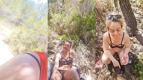 je me promene dans les bois a la recherche d un inconnu