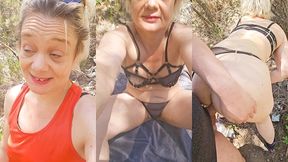 je me promene dans les bois a la recherche d un inconnu