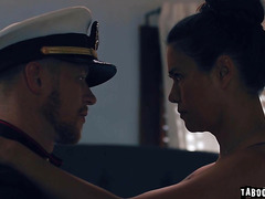 Oliver Flynn penetrated his wife Dana Vespoli in uniform