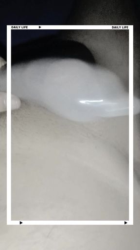 Enjoying masturbation with Condoms