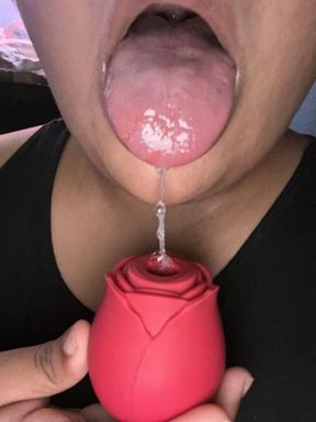 Using the rose🥴