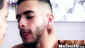 MachoIO.com - Kinky guy drills his gay friend doggy style and cums