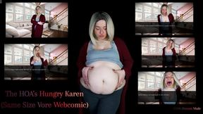 The HOA's Hungry Karen (Same Size Vore Webcomic)