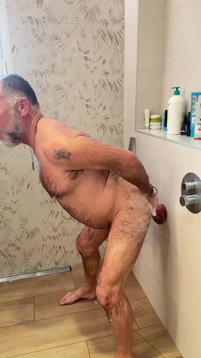 Daddybear Gets Fucked by Massive Dildo