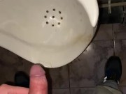 I piss in a urinal in a public office toilet, but I can piss on your face
