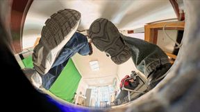 4K XINGGAN ERER sports shoes - POV trampling on human
