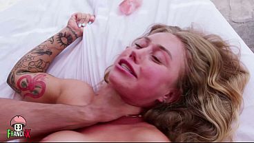 Luna Rose is a hotly beautiful blonde with huge boobs and an