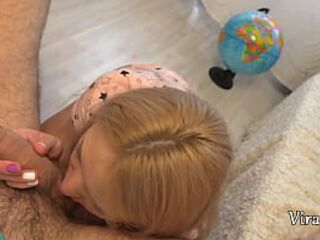 Home Anal Screw with Rimmjob from Golden-haired Silla