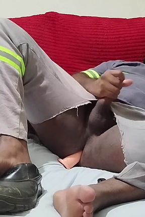 Home Alone Masturbating and Cumming in the Boot with