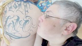 I love your giant butt and I'm going to kiss her passionately. -- BY ISABELITA - CLIP 2