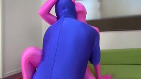 Zentai girl handjob dlzts-260