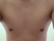 A Japanese college student masturbating in the bathroom near the Olympic venue!①【Big anal】【Big ass】