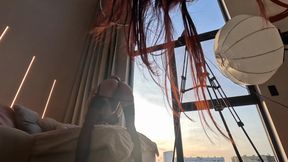 Lady Mononoke ass fucks redhead slut in ass POV