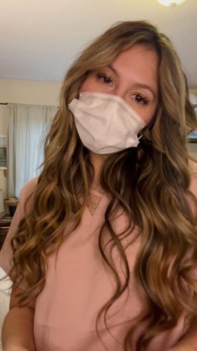 After a long day at the dental office, I need a release! So I decided to glove up and strip and play with myself for you baby! Cum with me baby! 🧤🩷