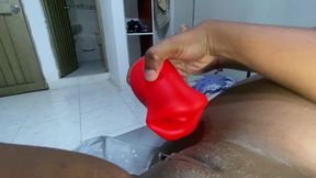 I use my new vibrator to get a good squirt