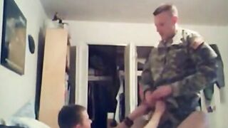 Muscular Army Hunks Bareback Fuck