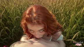 my sweet 18-year-old stepsister let me fuck her tight, juicy pussy right in the middle of a field! she moans like a real whore[ai]